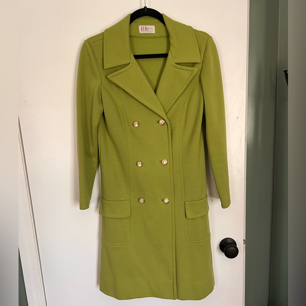 Vintage Green Trench